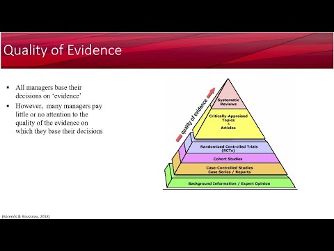 What Counts as Evidence in Leadership and Project Management Domains