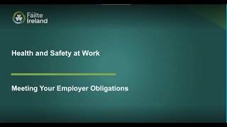 Health and Safety at Work