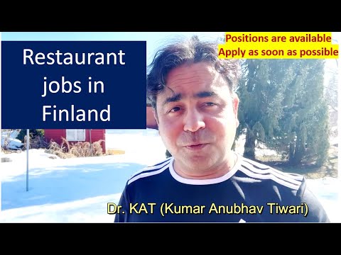 Restaurant jobs in Finland || Kitchen jobs in Finland || 2023