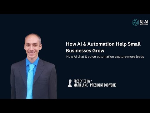 How AI & Automation Help Small Businesses Grow | Mark Lane (Eco York)