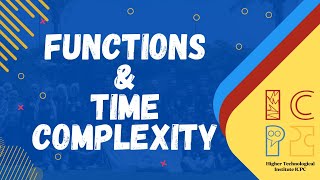 Session 4 Functions & Time Complexity