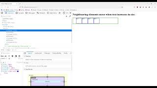 CSS solution for "Adjacent elements move when font size increases"
