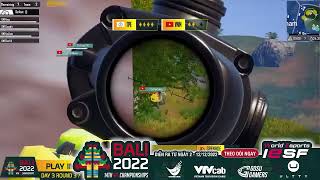 Tình huống quyết định top 1 của tuyển PUBGM Việt Nam ngày 7 IESF WEC Bali 2022| GOSUGAMERS VIỆT NAM