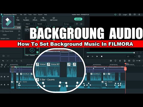 How to Set Background  Music in Filmora X In Hindi | Wondershare Filmora X | Creative Tutorials