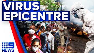 Delta strain throws Indonesia into major crisis | Coronavirus | 9 News Australia