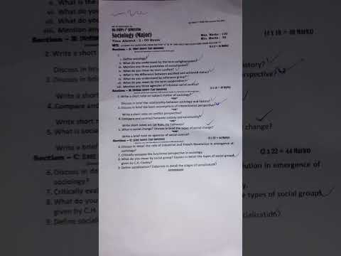 1st sem sociology major ku