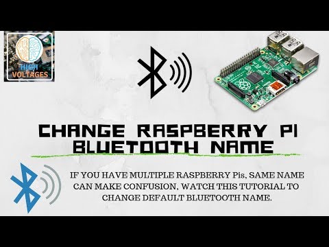 Change Raspberry pi Bluetooth name