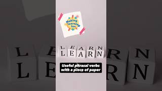 Useful phrasal verbs#toddleractivity #learningenglish #viral #shorts#phrasalverbs #funwaylearning