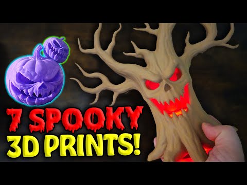 7 Spooky Halloween 3D Prints You Won't Want To Miss!