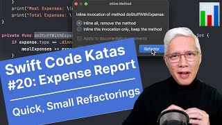 Quick, Small Refactorings / Swift Code Katas #20: Expense Report