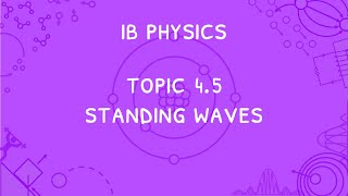 IB Physics Topic 4.5: Standing Waves