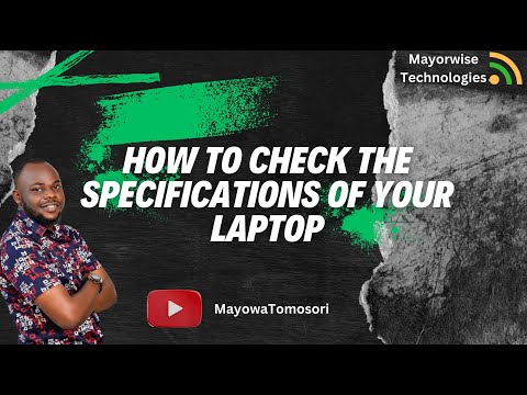 how you check the full specification of your l