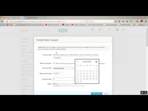 How To Create A Coupon Code In Etsy