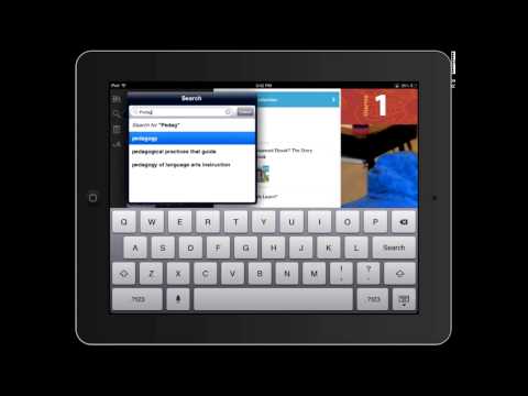 How to Use Teaching the Language Arts on your iPad
