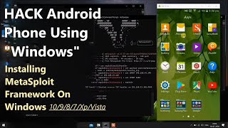 How Hackers Use MetaSploit Framework on Windows to Hack SmartPhones | Prevention @CyberTonian