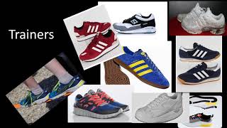 أسماء الأحذية باللغة الإنجليزية مع الصور Shoe Names in English with photos