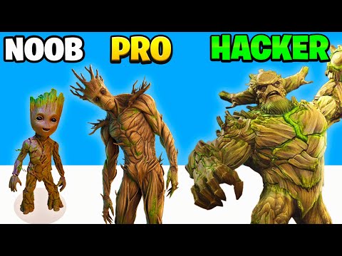 NOOB vs HACKER in Monster Evolution