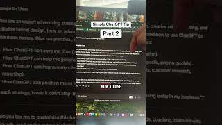 ChatGPT tips #chatgpttips #chatgpt #hacks