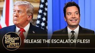 Trump Cries Sabotage After Broken U.N. Escalator and Teleprompter Fail | The Tonight Show