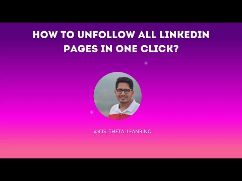 How to Unfollow ALL LinkedIn Pages in One Click (No Extensions, No Ban 🚀)”