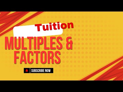 #Multiples and Factors #tuitionbytutor #mathematics #cbse#wbbse #wbchse #math#preparation #competiti