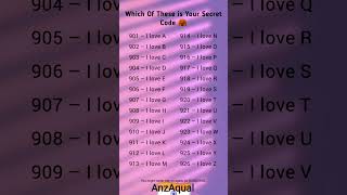 Your Secret Love Code 💗🔐