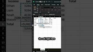 How to calculate table totals by one click ⚡️#excel #exceltips #exceltipsandtricks #exceltricks