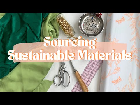 Where I get my Materials as a Sustainable, Slow Fashion Brand || Vaed by VA