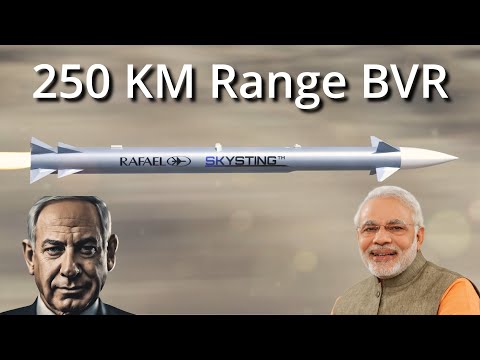 Israel Offered  SkySting 250km BVR Missile for Su-30MKI & Tejas Mk1A