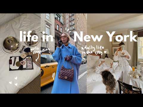 New York diary 🍨 daily life, Gossip Girl staycation & work as a content creator
