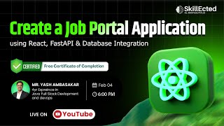 Create a Job Portal Application using React, FastAPI & Database Integration