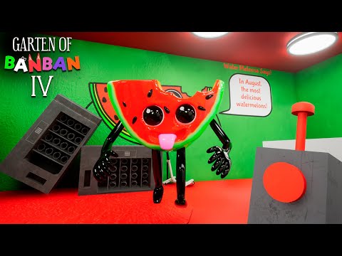 Garten of Banban 4 - WATER MELEENA's Secret Room (Gameplay #4)
