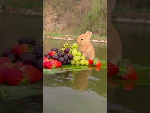 #rabbit #fruits #music