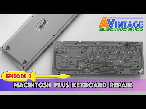 How to repair a Macintosh Plus Keyboard (M0110A) at no cost (Episode 2)