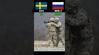 RPG-7 vs AT4 — Cost Per Shot Comparison #militarytech #military #militaryeverything #army