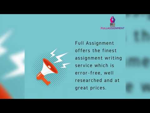 Best Assignment Writing Services | Full Assignment