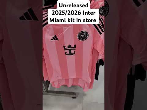 This new Miami kit is 🔥 #soccer #football #intermiami #messi #soccerjersey #footballkits #fyp