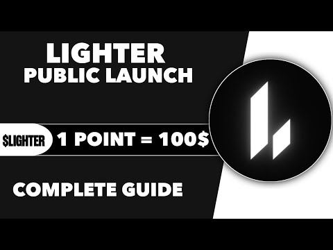 How To Farm Lighter Airdrop Complete Guide - Lighter Points Price Prediction || Next Hyperliquid