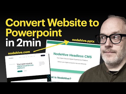Use Claude to generate presentations from websites - a quick demo