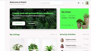 Dashboard Design using | HTML & CSS