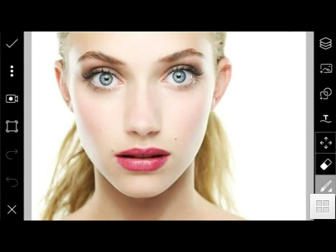 Picsart tutorials | How to make face drowing using picsart ✔