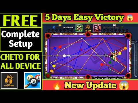 5 Days Free Easy Victory Key 8BP | 8 Ball pool free Cheto hack | x sameer xyt