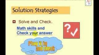 Problem Solving Strategies