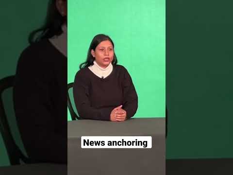 how to do news anchoring?#anchor #follow #journalism #aaft #news #short #aajtak #anchorsurabhipandey
