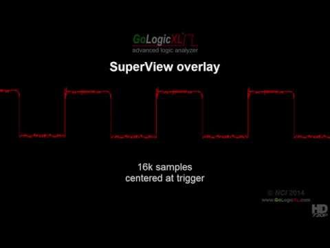 Logic Analyzer GoLogicXL: SuperView (sampling #04)
