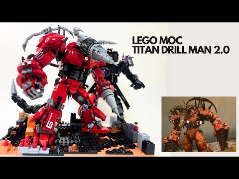 Lego MOC_Titan Drill man 2.0 (Skibidi toilet multiverse_Dom Studio) 타이탄드릴맨