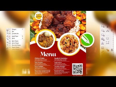 Design Eye-Catching Food Menus with CorelDRAW | Complete Tutorial