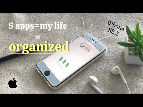 How I organize my life with my iPhone SE 2 | 5 apps for a minimalist phone