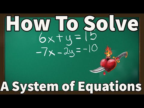 How To Solve A System of Equations Using the Elimination Method