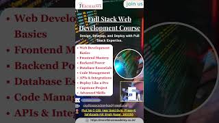 Full Stack web development course